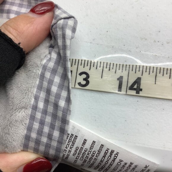 Elephant Baby Security Blanket Lovey 13” Baby Essentials Thank Heaven Gingham - Picture 6 of 6